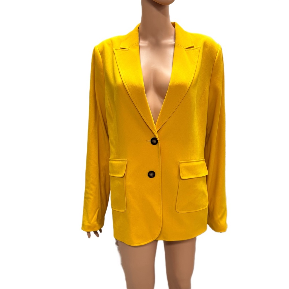 Melanie Lyne Yellow Blazer – Size 16 – New With Tag
